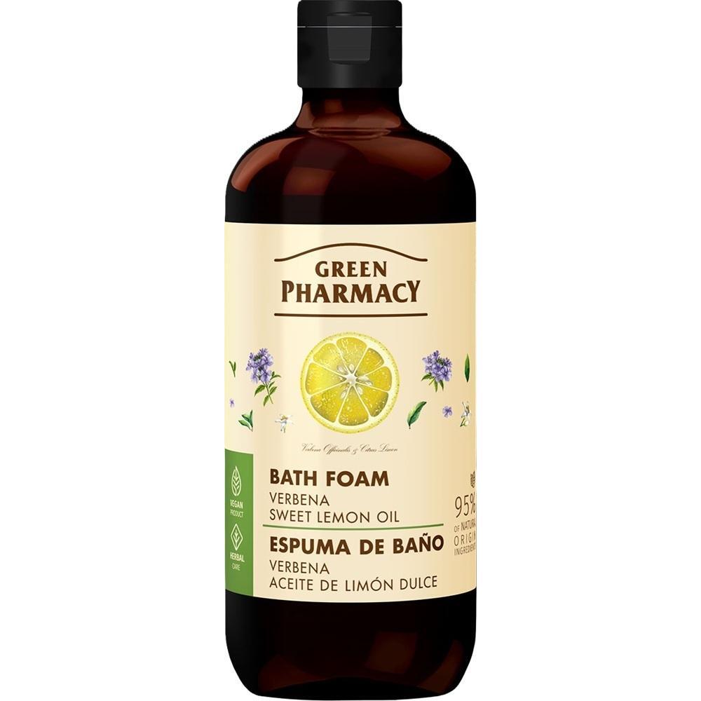 Піна для ванн Green Pharmacy Вербена та олія солодкого лимону 500 млфото1