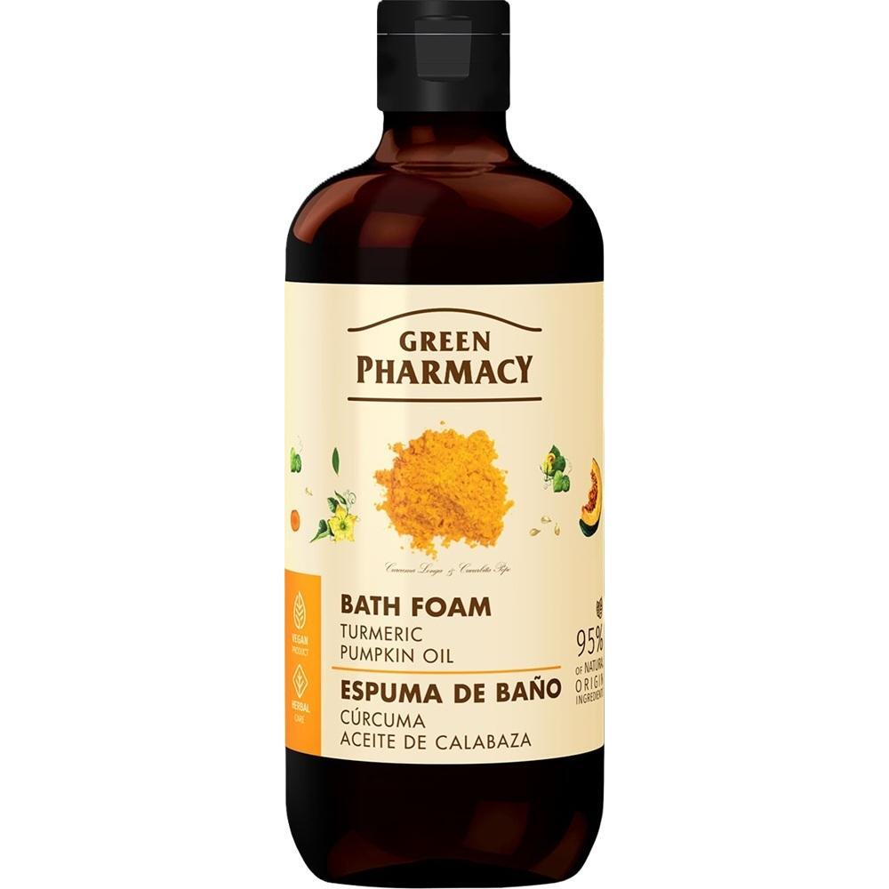 Піна для ванн Green Pharmacy Куркума та гарбузова олія 500 млфото1
