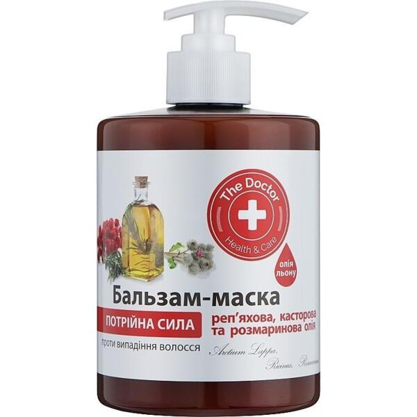 Бальзам-маска для волос Домашний доктор Тройная сила 500 мл