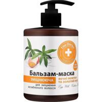 Бальзам-маска для волосся Домашній доктор Яєчні жовтки та золотий вус 500 мл