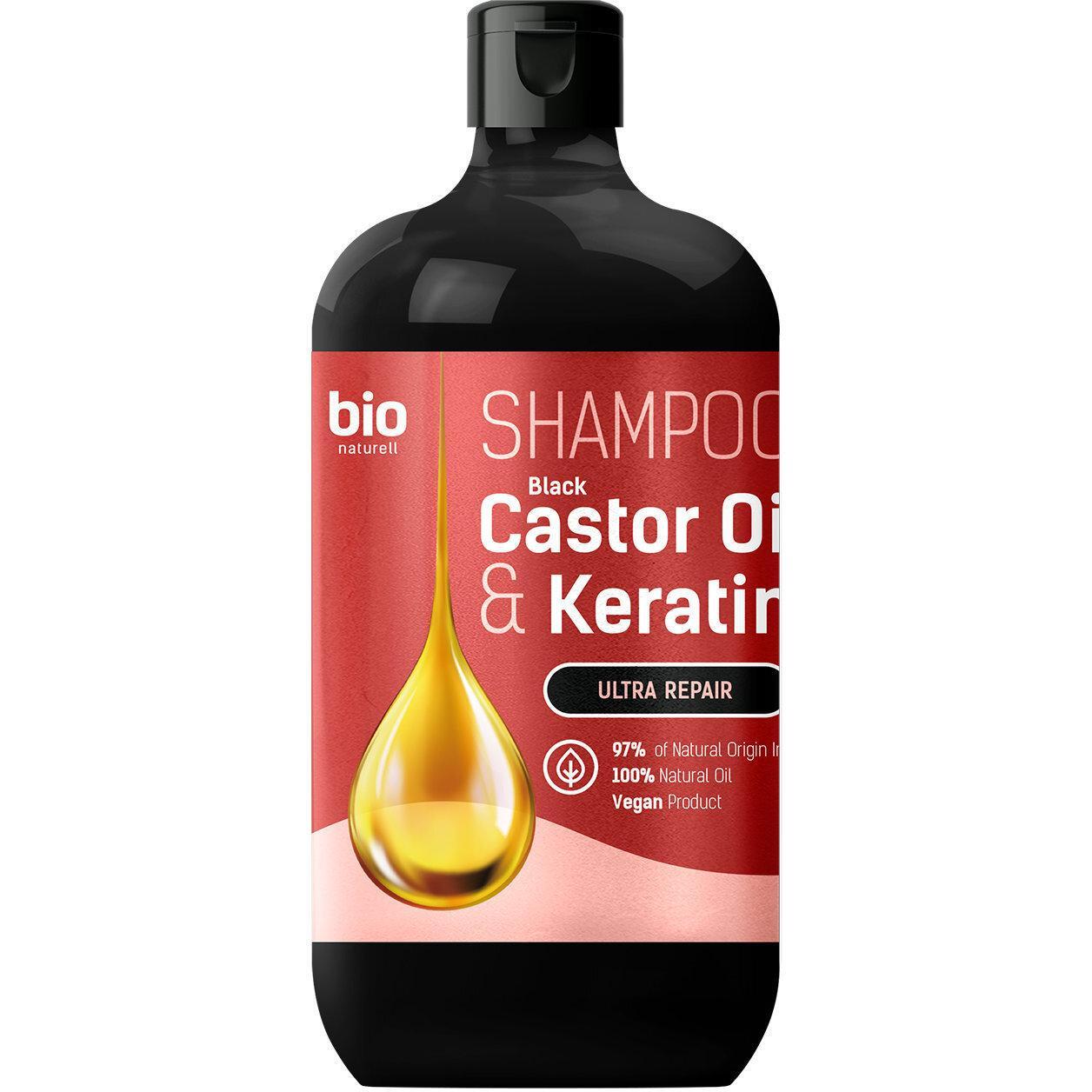 Шампунь для волос Bio Naturell Black Castor Oil & Keratin 946 мл фото 1