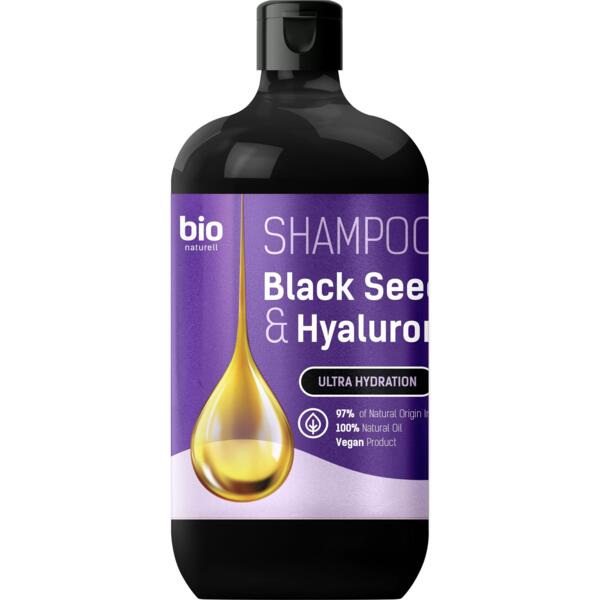 Шампунь для волос Bio Naturell Black Seed Oil & Hyaluronic Acid 946 мл