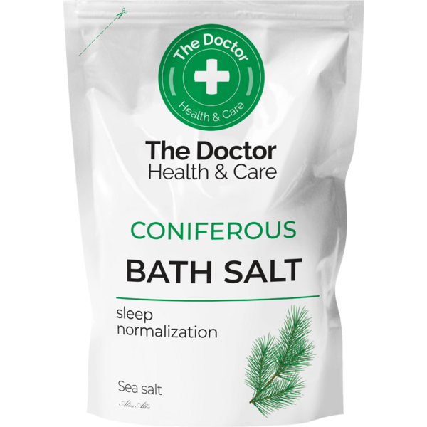

Соль для ванн The Doctor Health & Care Хвойная дой-пак 500 г