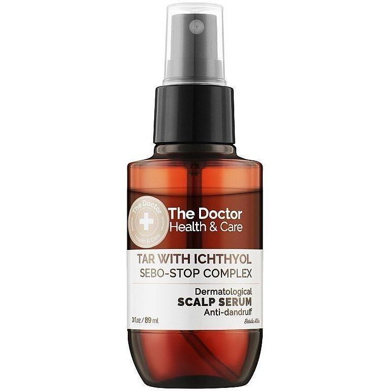 Сироватка для волосся The Doctor Дігтярна з іхтіолом та комплексом себо-стоп 89 млфото1
