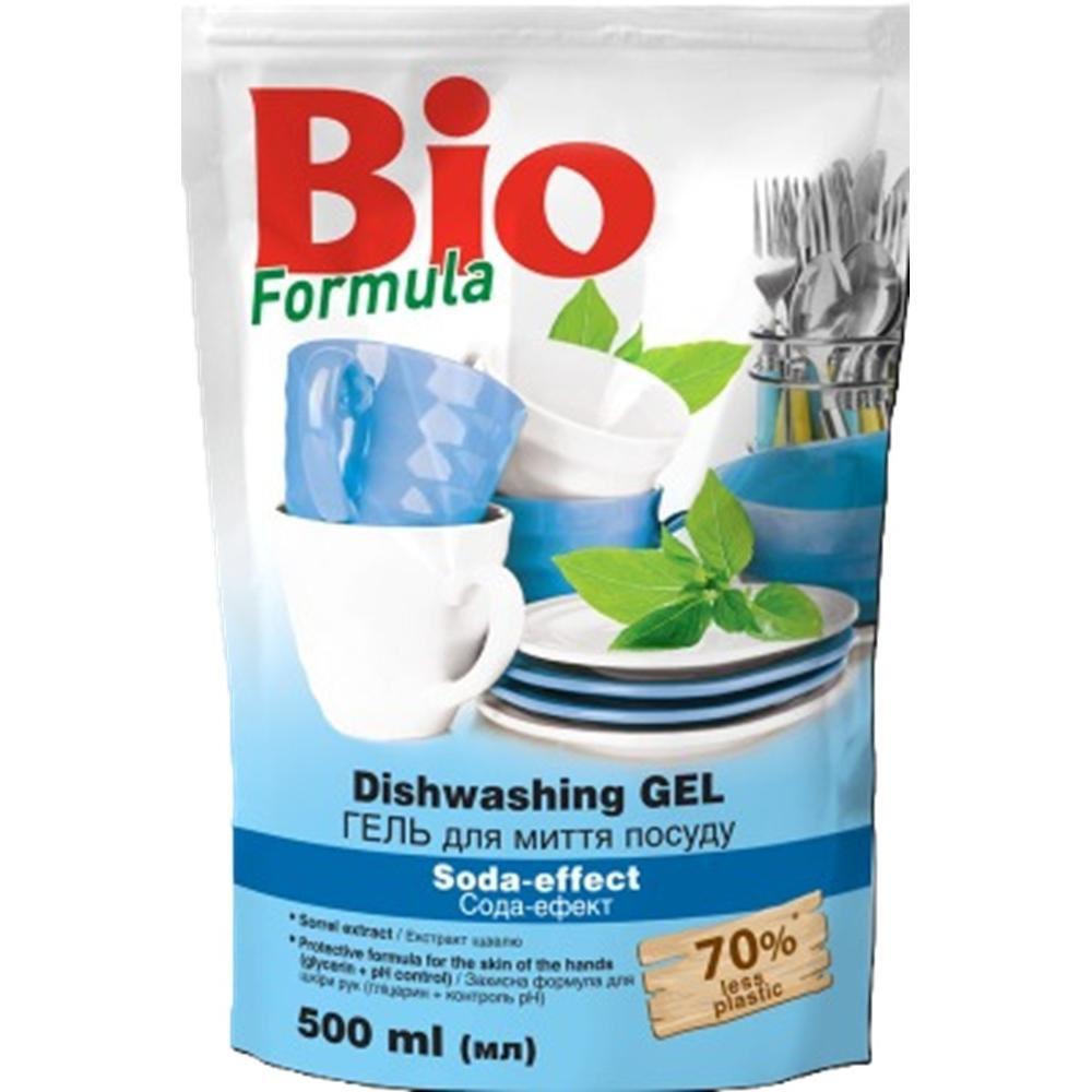 Бальзам для миття посуду Bio Formula сода ефект дой-пак 500 млфото