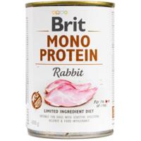 Корм вологий для собак Brit Mono Protein Rabbit з кроликом 400 г