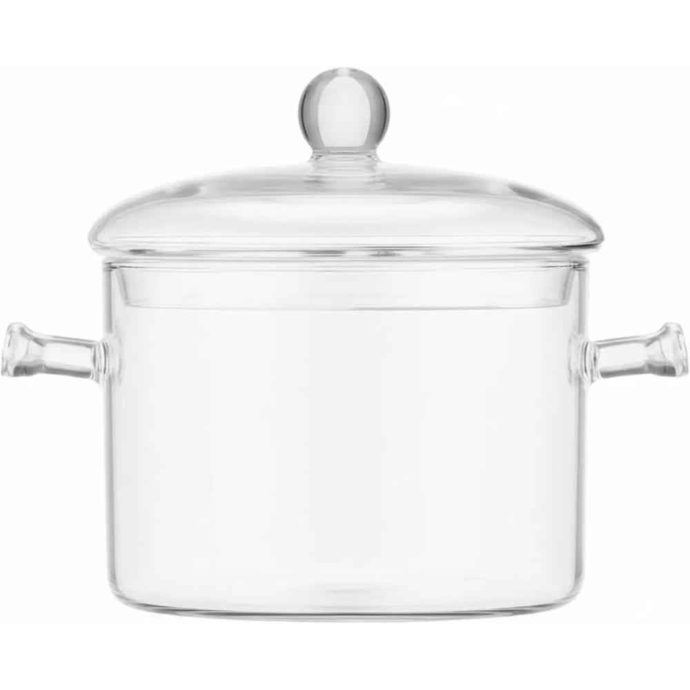 Каструля ARDESTO Black Mars, з кришкою 1.5л, боросилікатне скло (AR0715GB)фото1