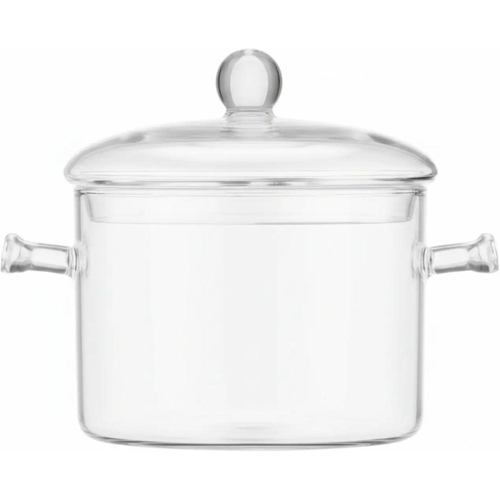 Кастрюля ARDESTO Black Mars, с крышкой 2л, боросиликатное стекло (AR0720GB) фото 1