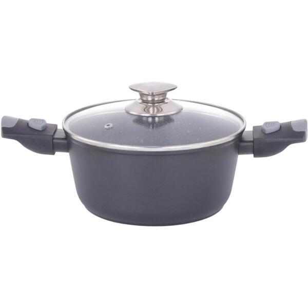 

Кастрюля ARDESTO Gemini Bari, 2.5л, стеклянная крышка, алюминий, черный (AR1925AC)