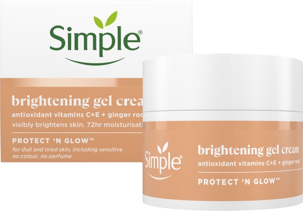Крем-гель Simple Protect n Glow 72 часа увлажнения для сияния кожи 50 мл фото 1