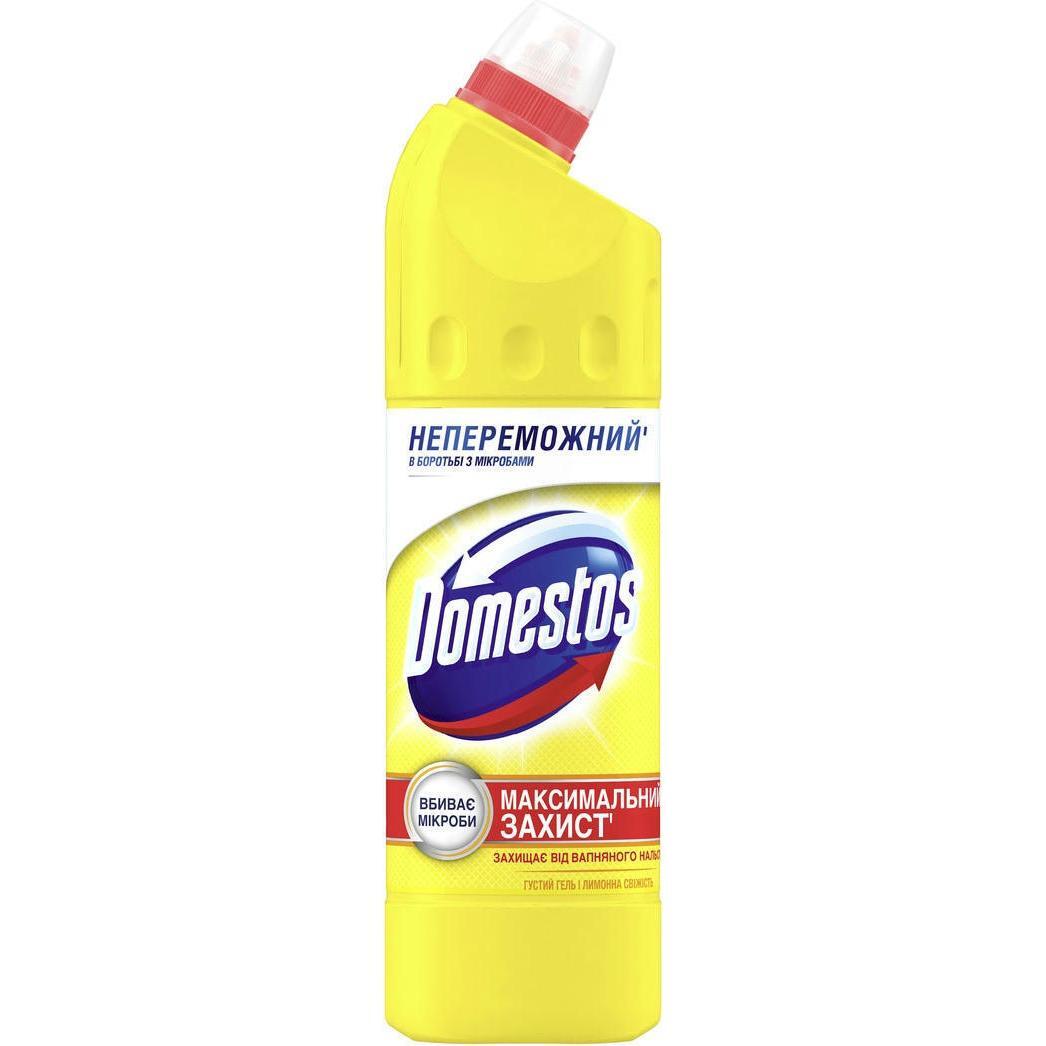 Засіб для унітазу Domestos Лимонна свіжість 24 години універсальний 750 млфото
