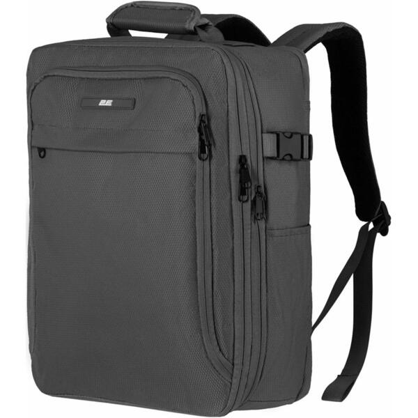 

Рюкзак дорожный 2E Cabin size с отсеком для ноутбука серый 2E-BPET-CABIN-GR