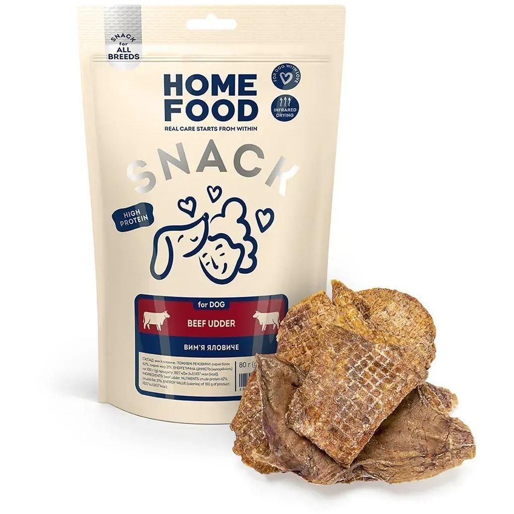 Ласощі для собак Home Food Вим'я яловиче 80 гфото1