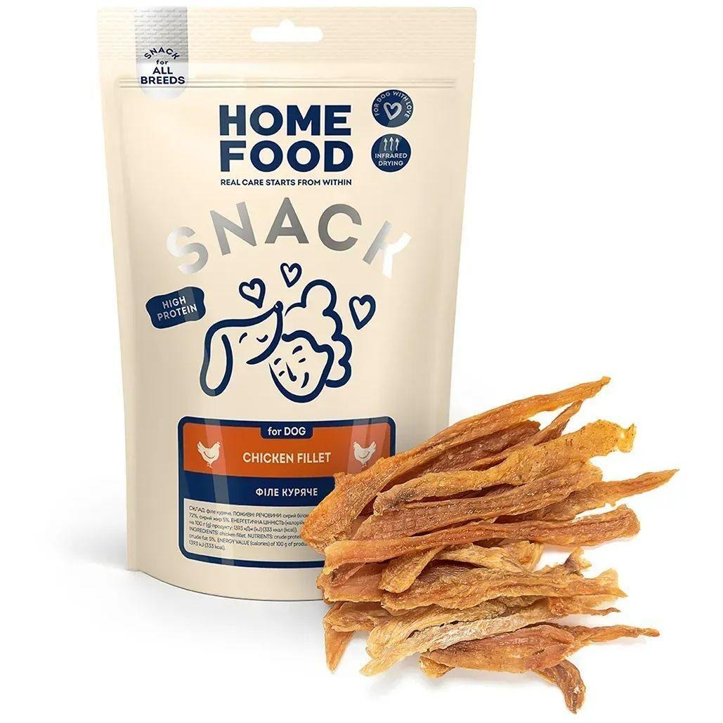 Ласощі для собак Home Food Філе куряче 80 гфото1