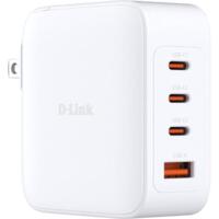 Сетевое зарядное устройство D-Link 100Вт GAN 3хUSB-С, 1xUSB-A, White (DCP-101)