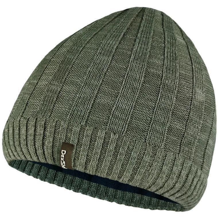 Шапка водонепроницаемая Dexshell Heathered Rib Knit Beanie, onesize (56-58 см), хаки фото