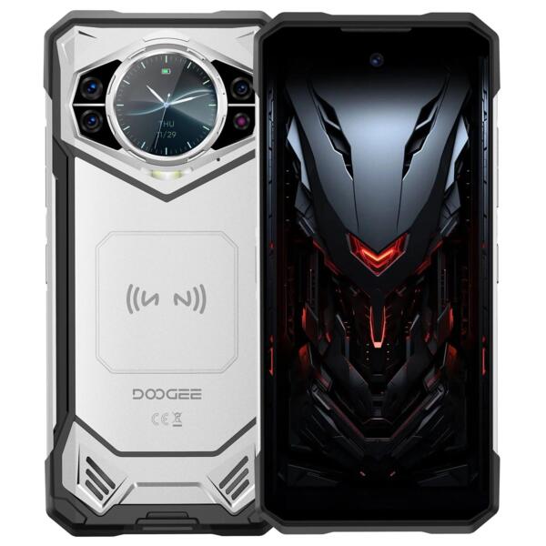 

Смартфон Doogee S200 6.72" 12/256Gb 2SIM Mecha Silver (6923740227824)