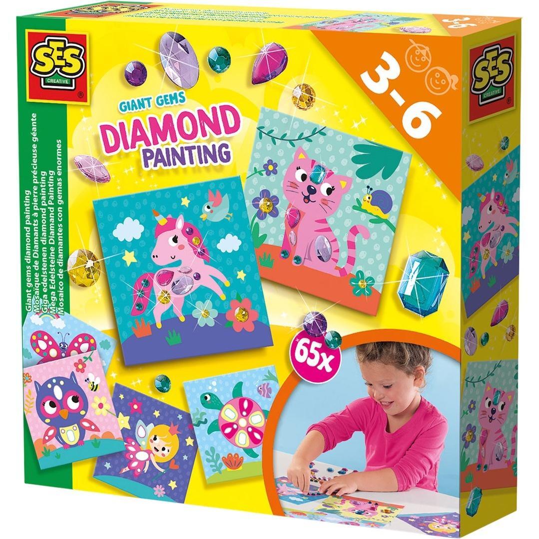 Набір для творчості з алмазною мозаїкою Ses Creative Гігантські кристали (14027S)фото
