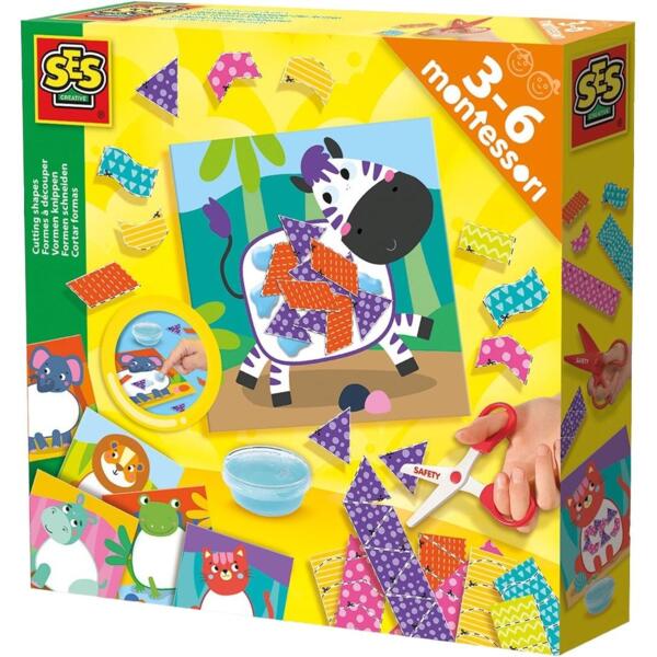 

Набор для творчества Ses Creative "Montessori" – Вырезай с животными (14061S)