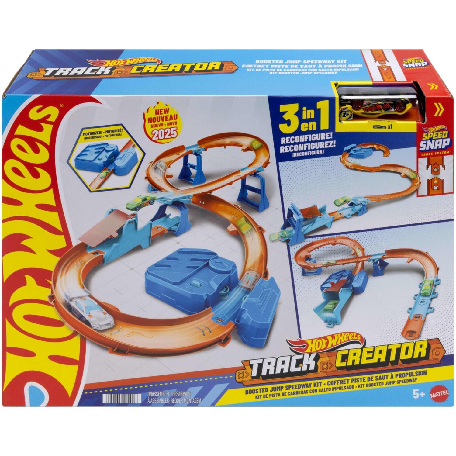 Моторизованный трек "Крутой скачок" серии "Track Creator" Hot Wheels (JDB49) фото