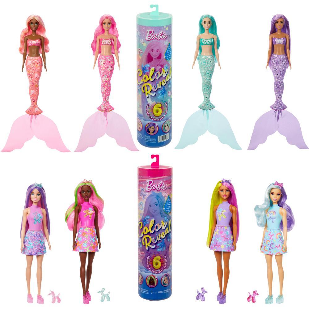 Кукла Barbie Color Reveal серии "Шариковые любимцы" (сюрприз) (JFV58) фото 1