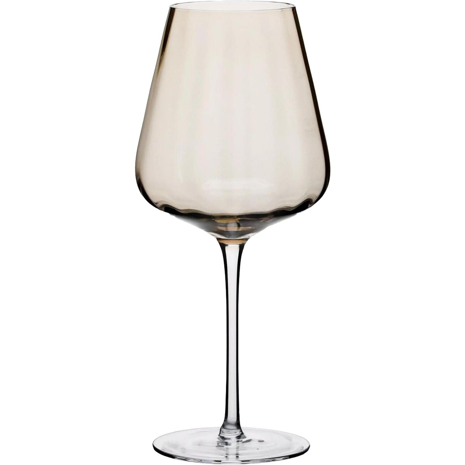 Набір келихів для вина ARDESTO Black Mars 650мл, 2шт, скло, золотистий (AR2665GW)фото