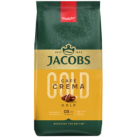 Кофе Jacobs зерна Crema Gold, 1000гр, купаж арабика/робуста