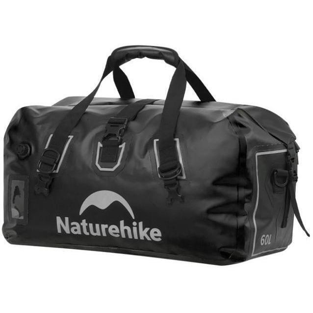 Водонепроникна дорожня сумка Naturehike CNK2450XB015, 60 л, чорнафото1