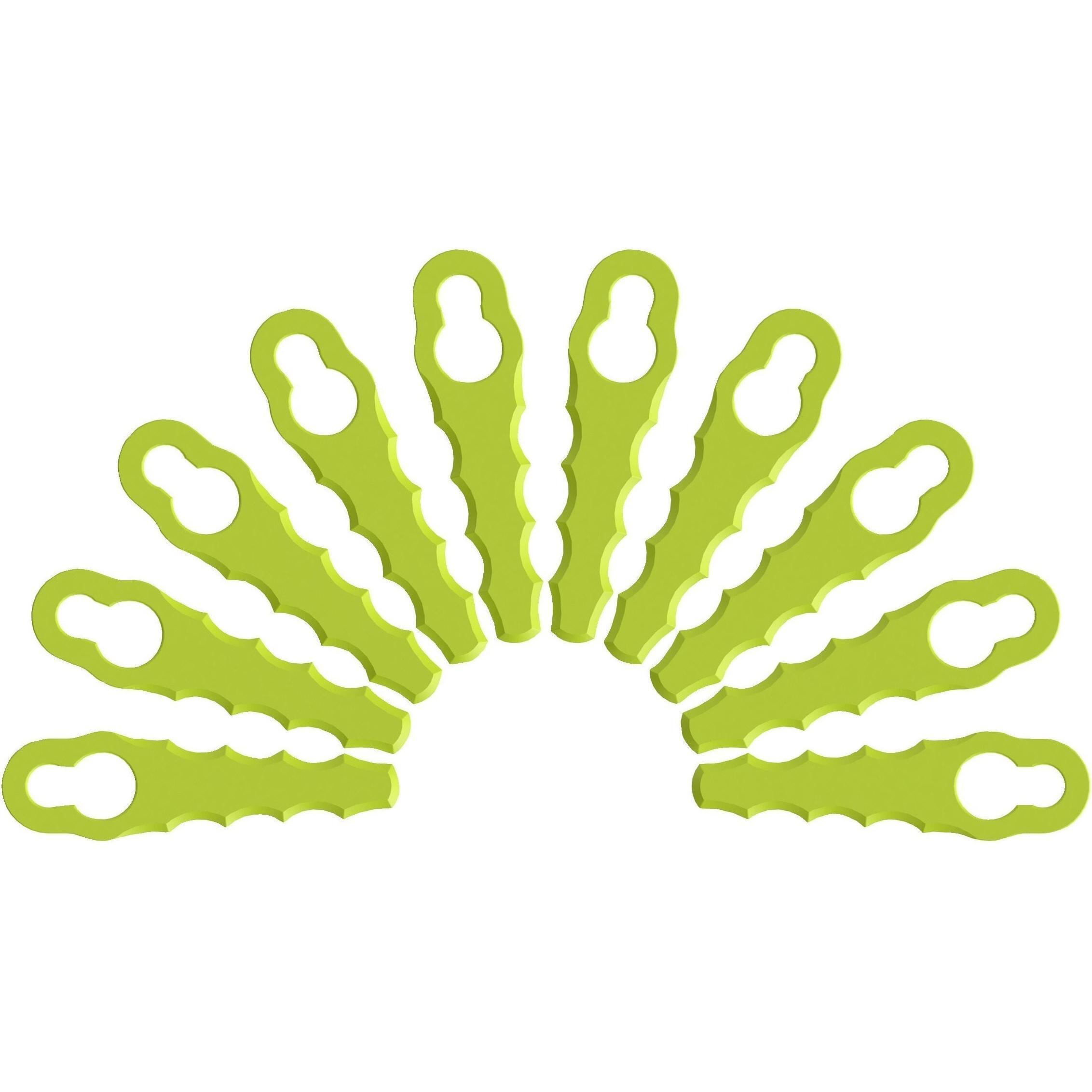 Пластиковые ножи для триммера Ryobi RAC158, 10 шт (5132004561) фото 1