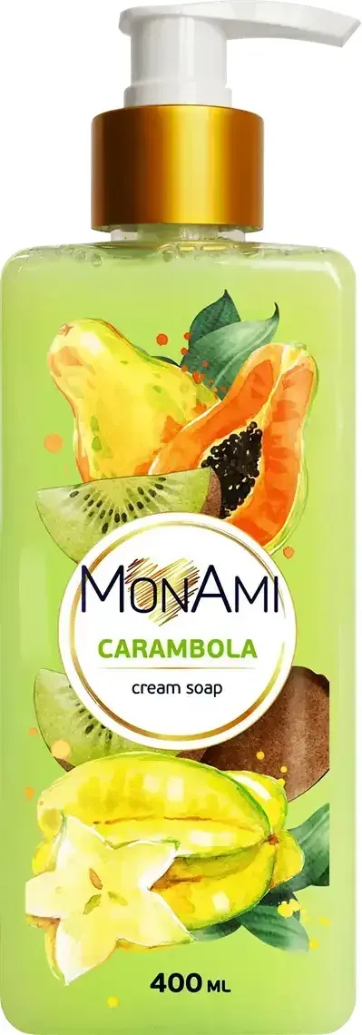 Жидкое мыло Mon Ami Carambola 400 мл фото1