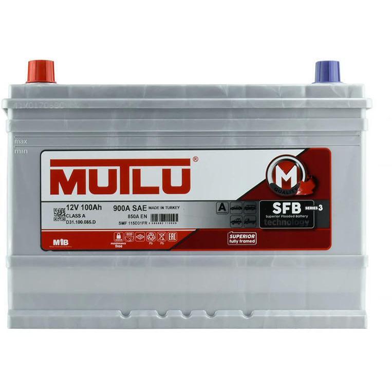 Акумулятор MUTLU 6СТ-100 (1) Asia SFB D31.100.085.D фото 1
