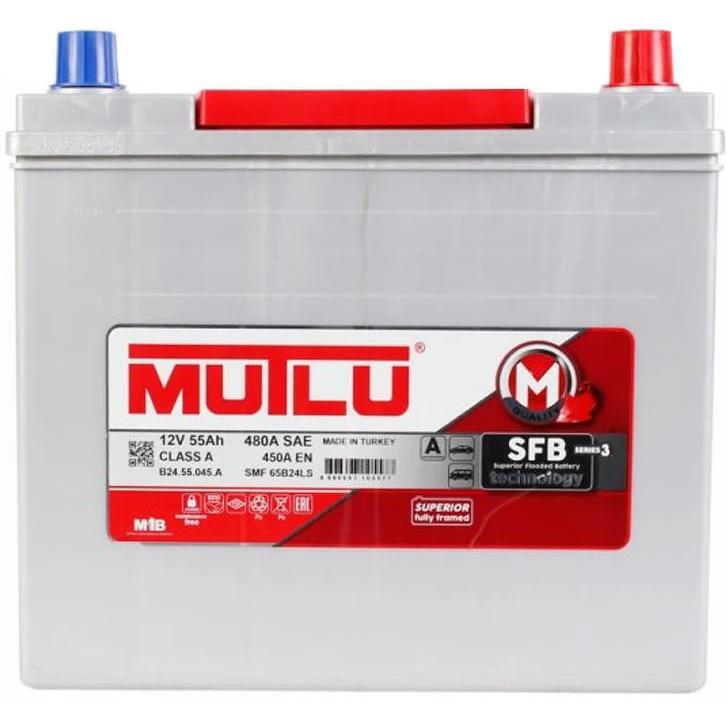 Акумулятор MUTLU 6СТ-55 (0) Asia SFB B24.55.045.Aфото1