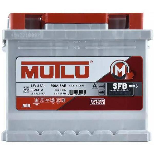 

Акумулятор MUTLU 6СТ-55 (0) SFB LB1.55.054.A