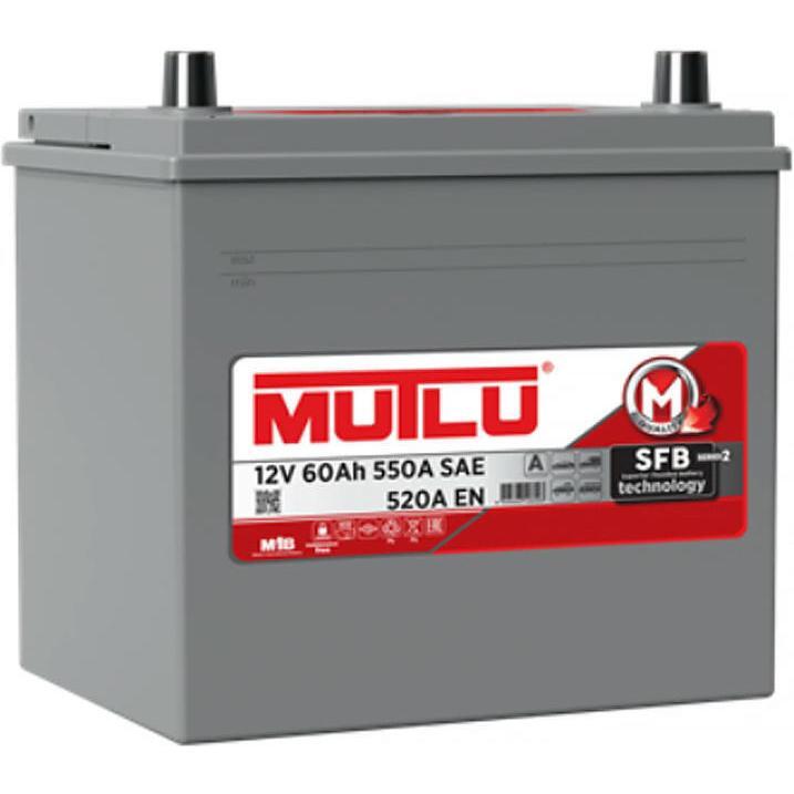 Акумулятор MUTLU 6СТ-60 (0) Asia SFB D23.60.052.Aфото1