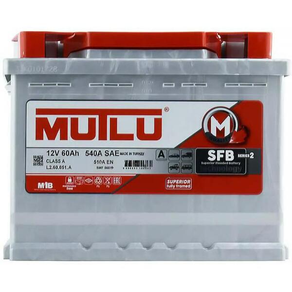 

Акумулятор MUTLU 6СТ-60 (0) SFB L2.60.051.A