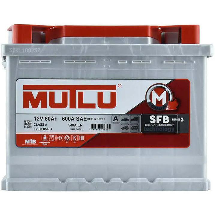 Акумулятор MUTLU 6СТ-60 (1) SFB L2.60.054.Bфото1