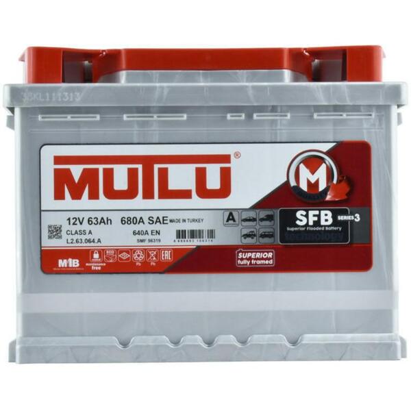 

Акумулятор MUTLU 6СТ-63 (0) SFB L2.63.064.A