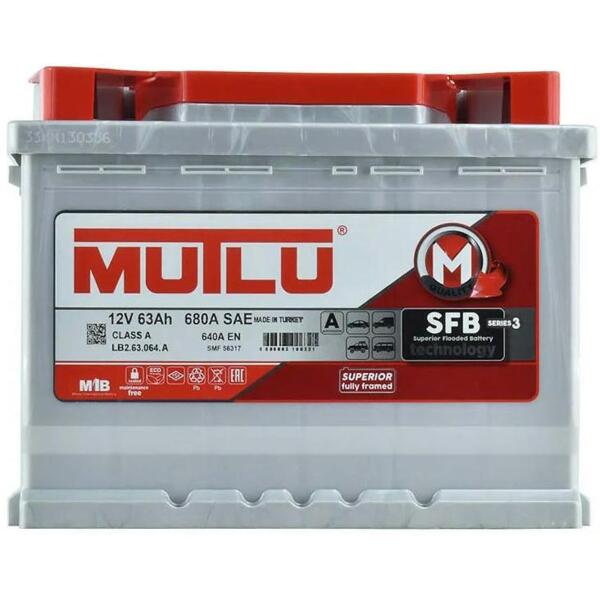 

Акумулятор MUTLU 6СТ-63 (0) SFB LB2.63.064.A