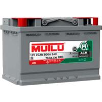 Акумулятор MUTLU 6СТ-70 (0) AGM.L3.70.076.A