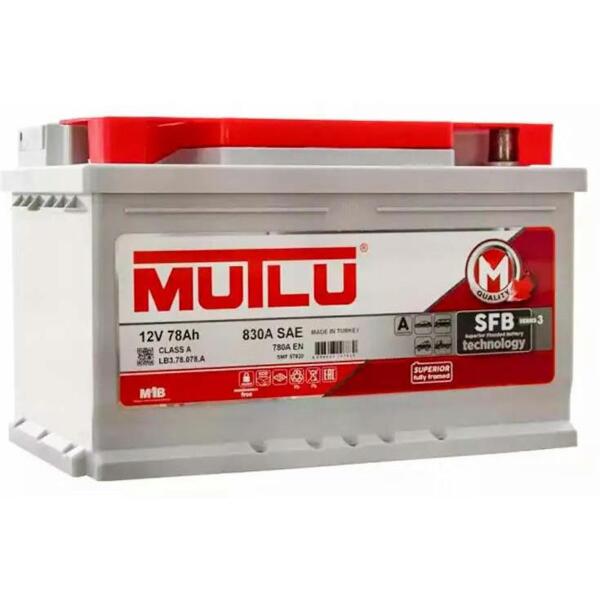 

Акумулятор MUTLU 6СТ-78 (0) SFB LB3.78.078.A