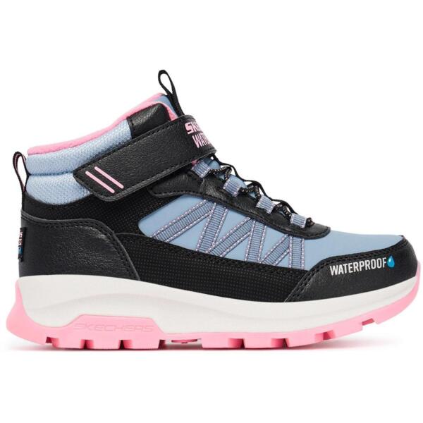 Ботинки подростковые для девочки Skechers Storm Blazer 303493L BKLP 37 (5 US) черные /голубой