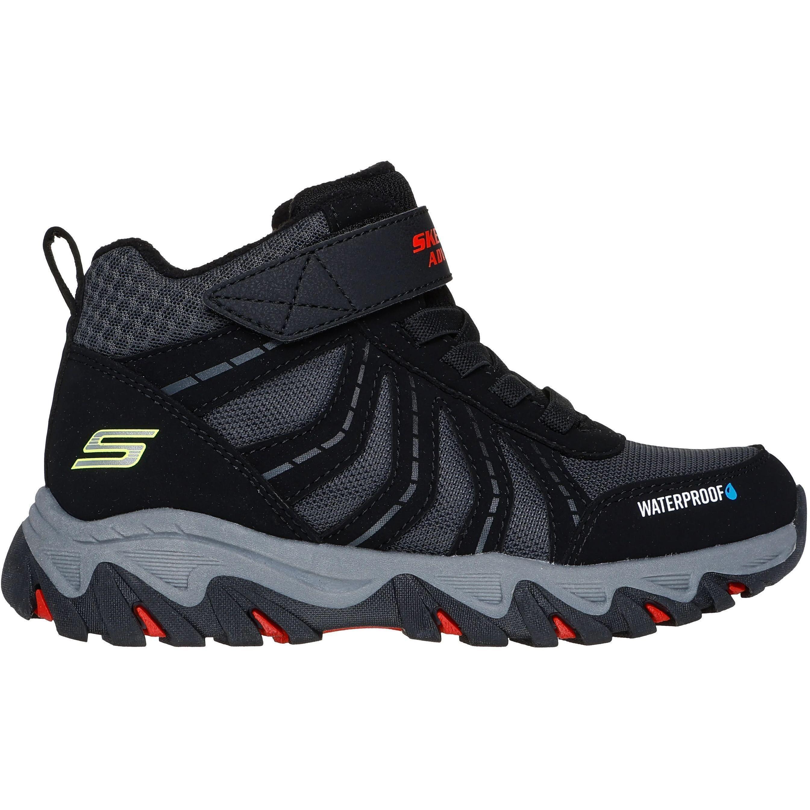Ботинки подростковые для мальчика Skechers Street 406412L BKRD 37 (5 US) черные фото 1