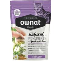 Сухий корм для стерилізованих котів Ownat Classic Sterilized з куркою 400 г