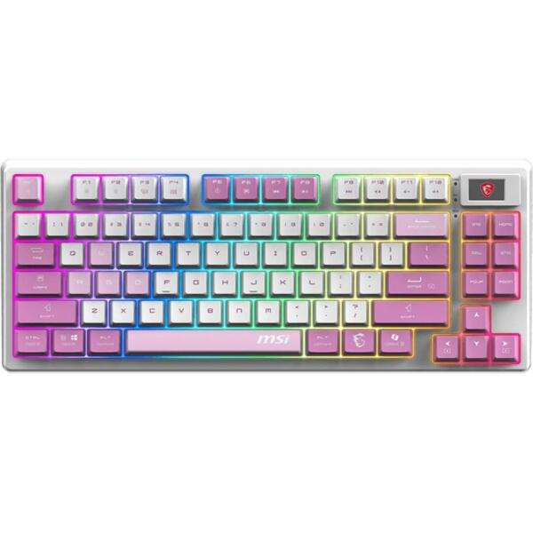 

Игровая клавиатура MSI FORGE GK600 TKL WIRELESS VIOLET Ukr