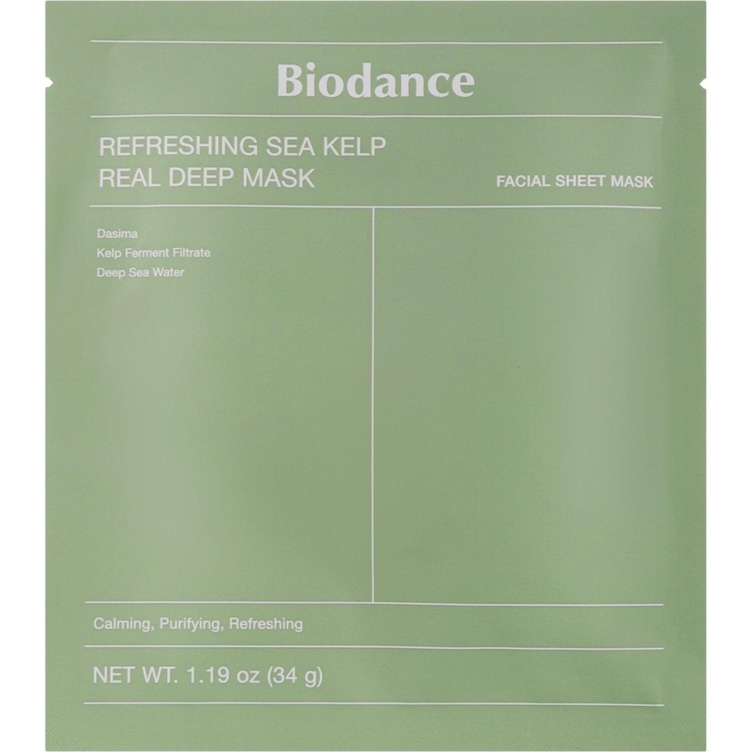 Маска гідрогелева Biodance Refreshing Sea Kelp 34 г 1 штфото