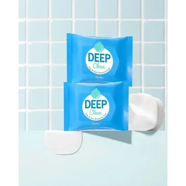 Пады для снятия макияжа A'pieu Deep Clean Lip & Eye 37 г фото 1