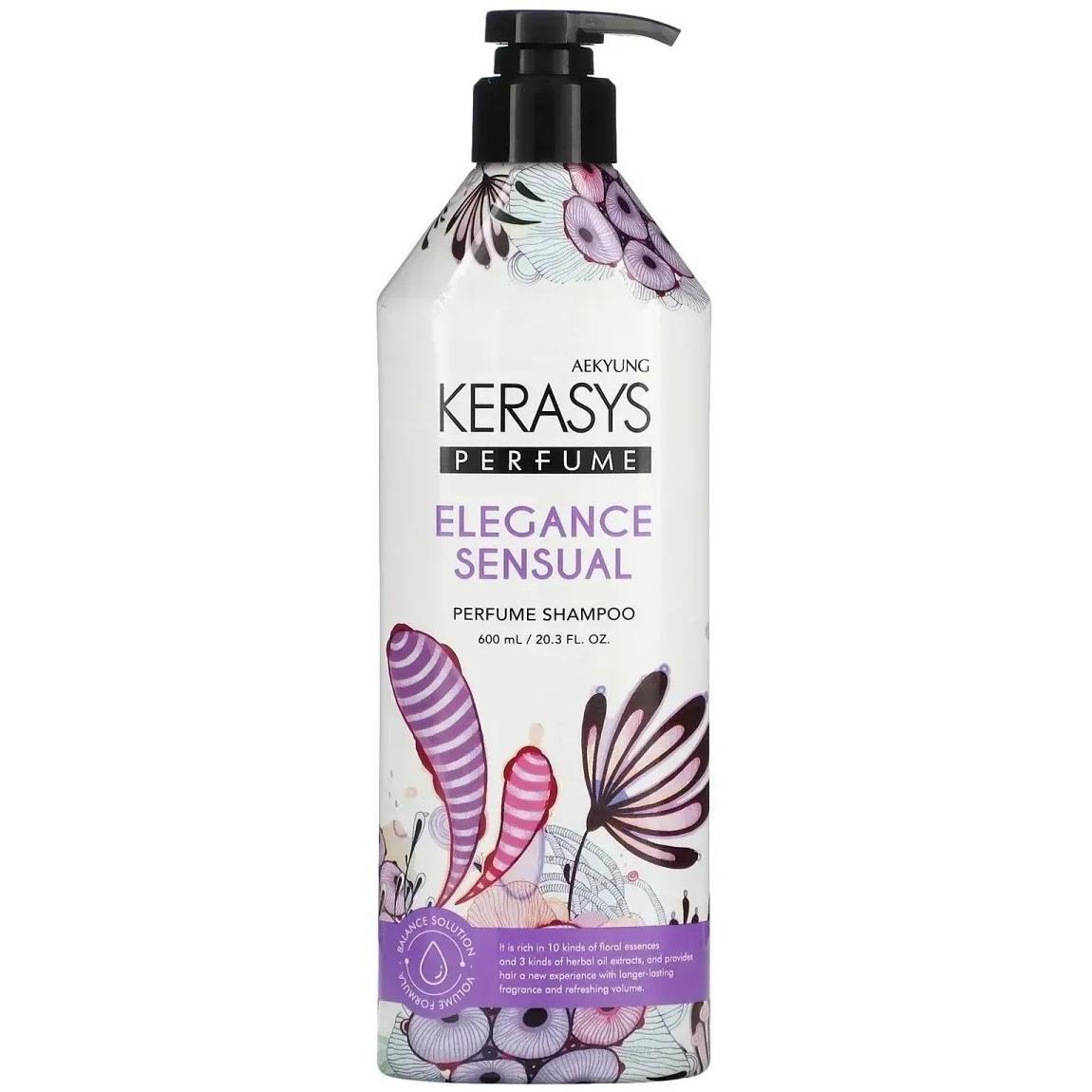 Шампунь для волос Kerasys Elegance & Sensual 600 мл фото 1