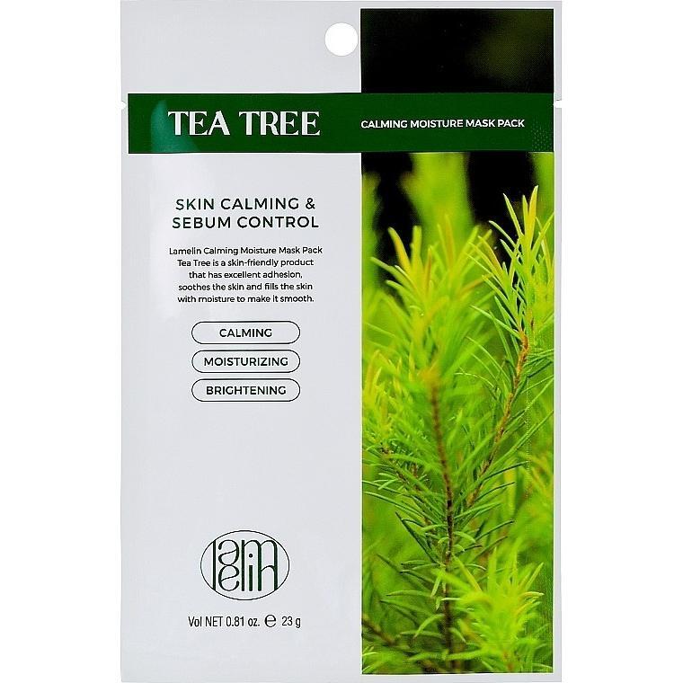 Маска для обличчя тканинна Lamelin Tea Tree 23 гфото1