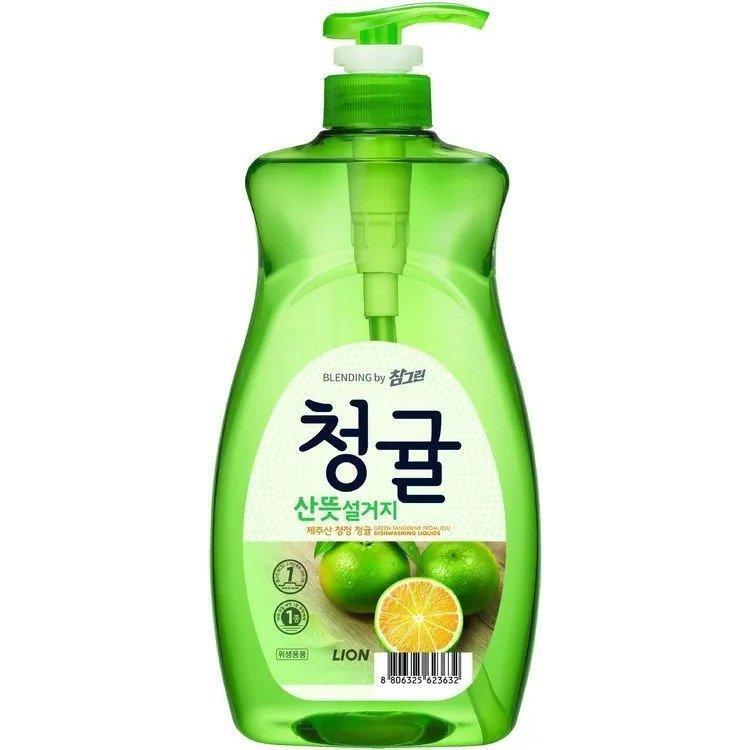 Средство для мытья посуды Lion Зеленый Танжерин 1.2 л фото 1