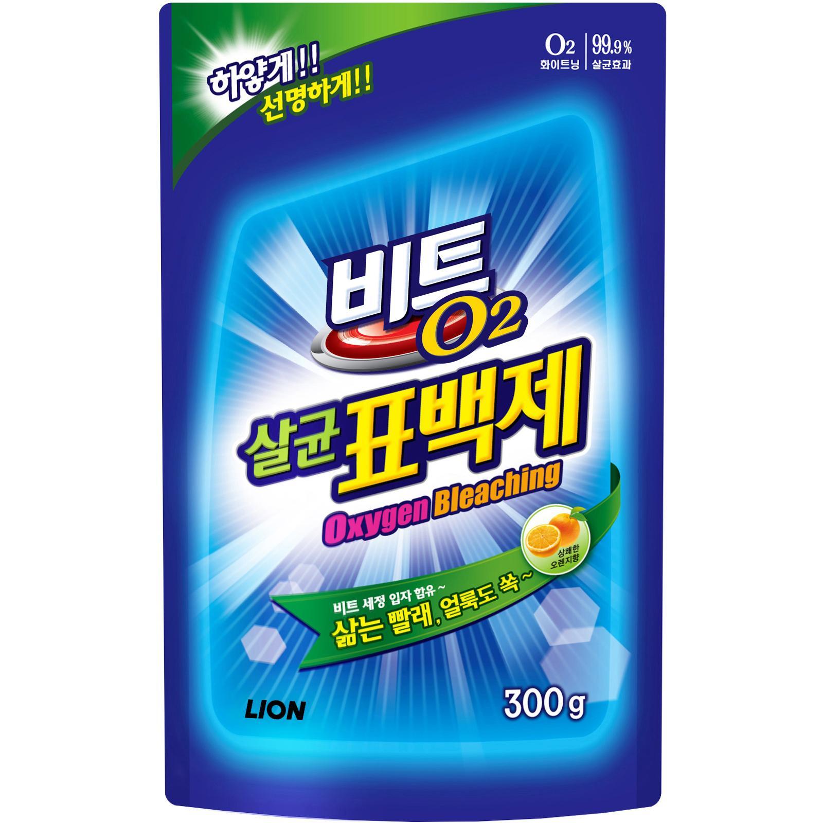 Відбілювач Lion Beat O2 кисневий 300 гфото1